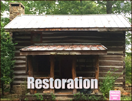 Historic Log Cabin Restoration  Glade Spring, Virginia